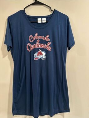 Colorado Avalanche Navy Graphic Chemise